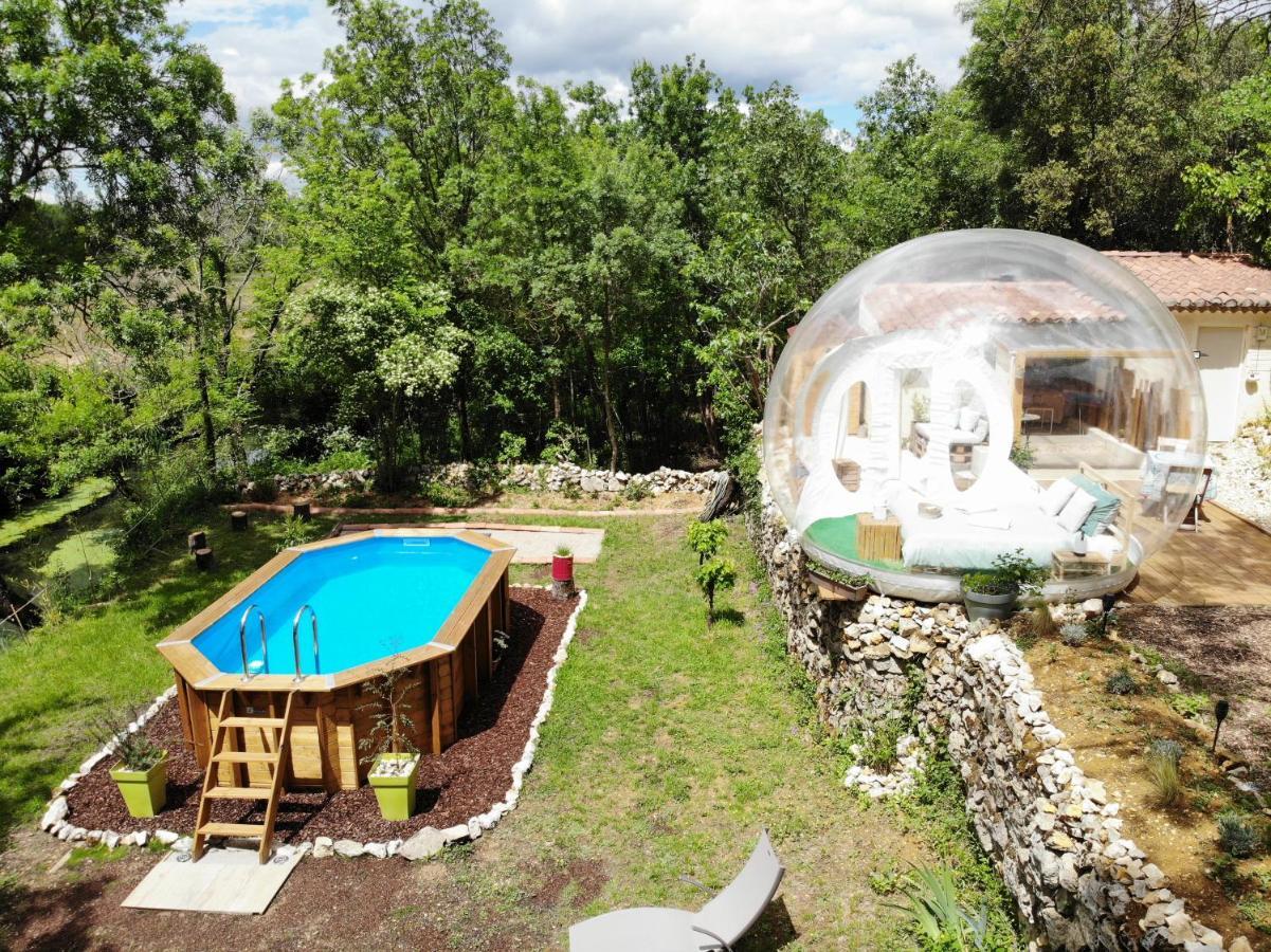 Hotel La Bulle Etoile Allegre Les Fumades Exteriér fotografie